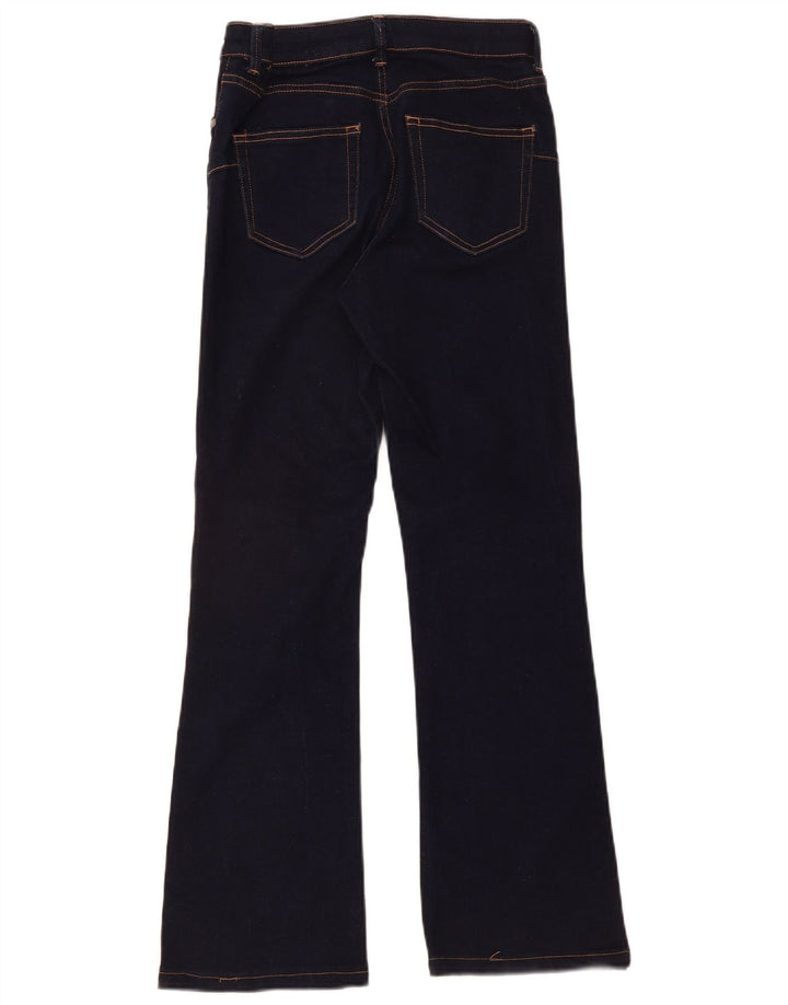 Zara Jean évasé pour femme EU 38 Small W28 L29 Bleu marine