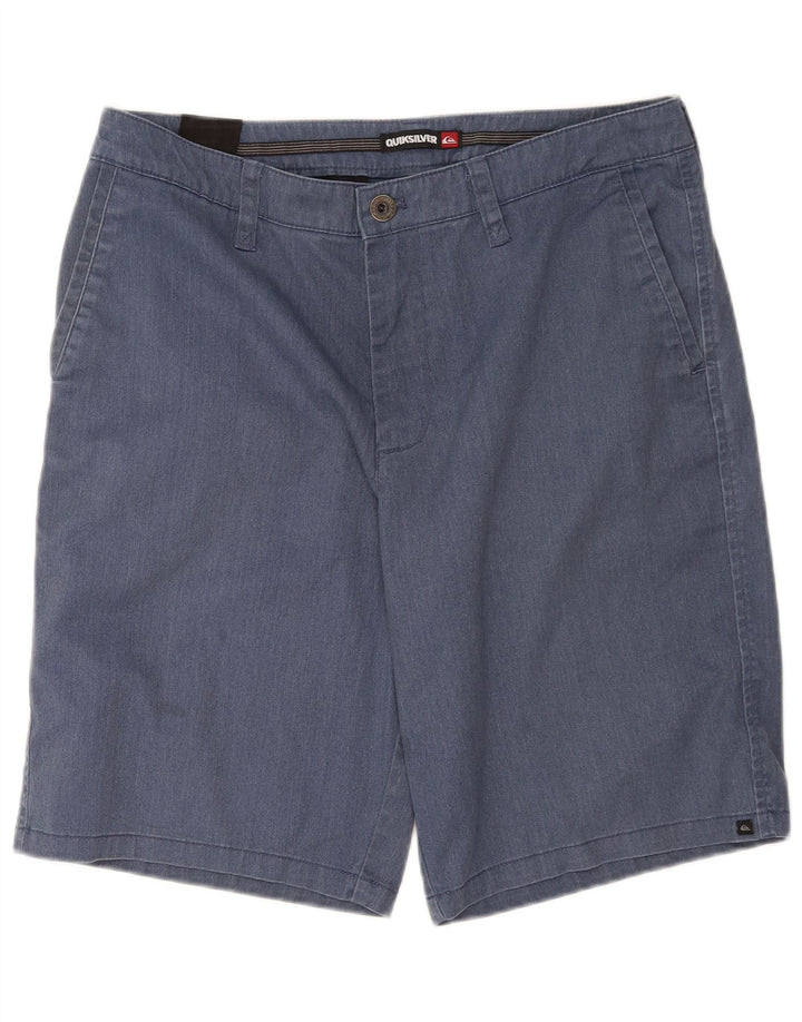 Quiksilver Short Chino Homme W33 Bleu Moyen Coton