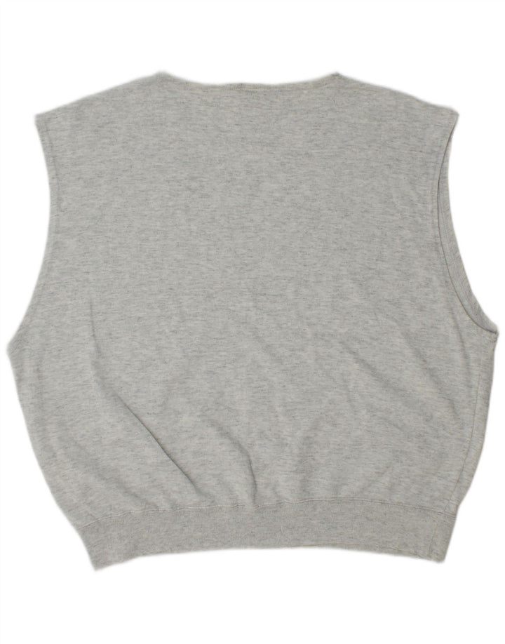 Champion Sweat-shirt graphique surdimensionné pour femme UK 16 Large Gris