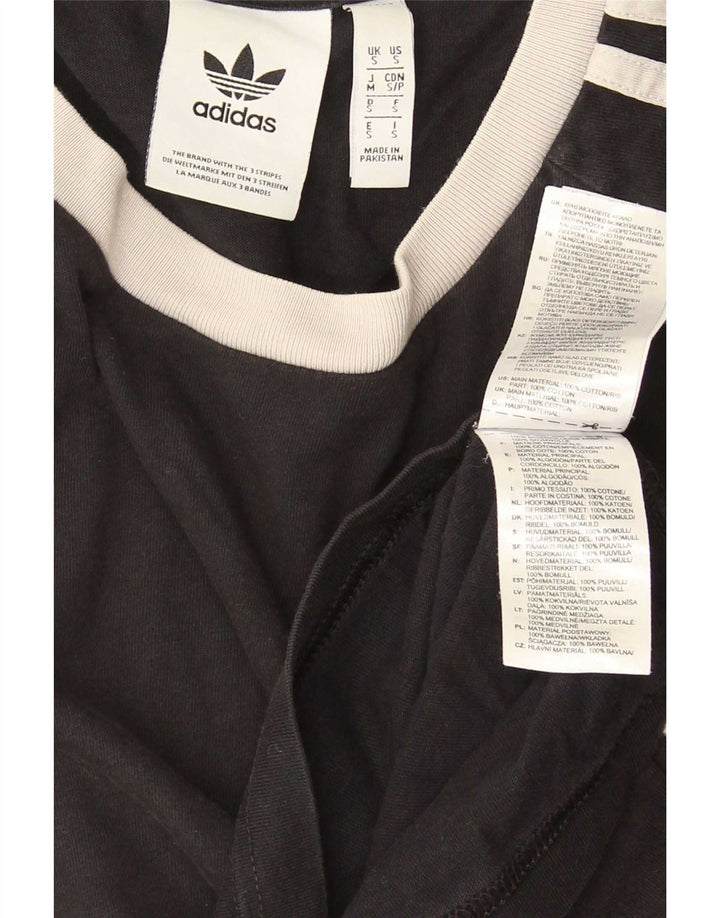 Adidas T-Shirt Homme Haut Petit Coton Noir