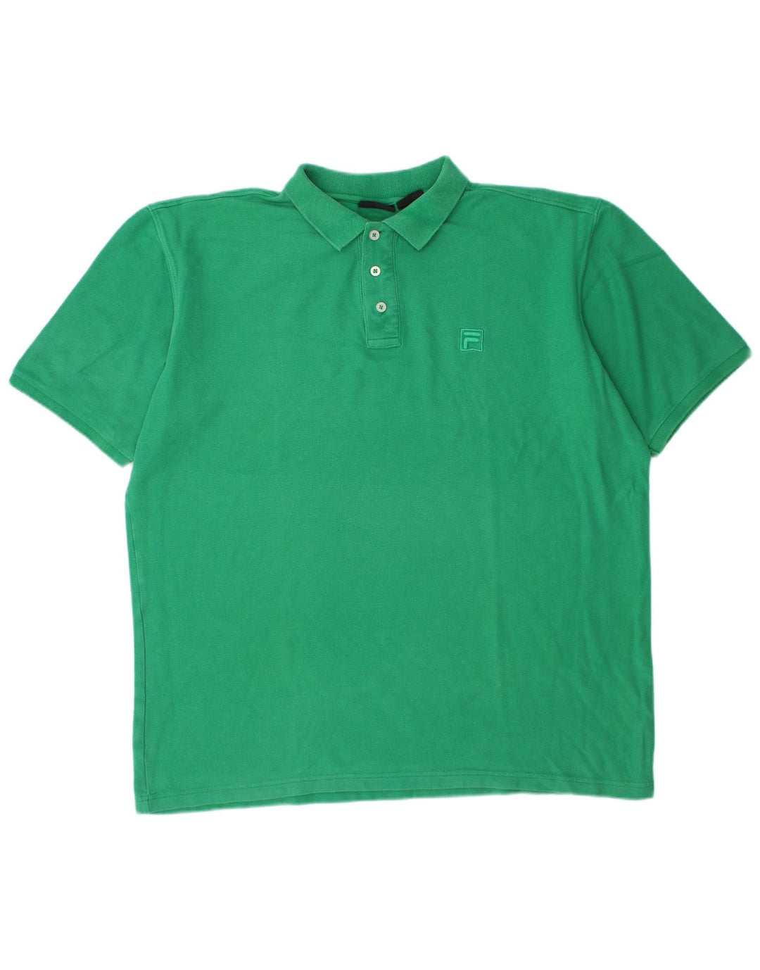 FILA Polo Homme 2XL Vert Coton