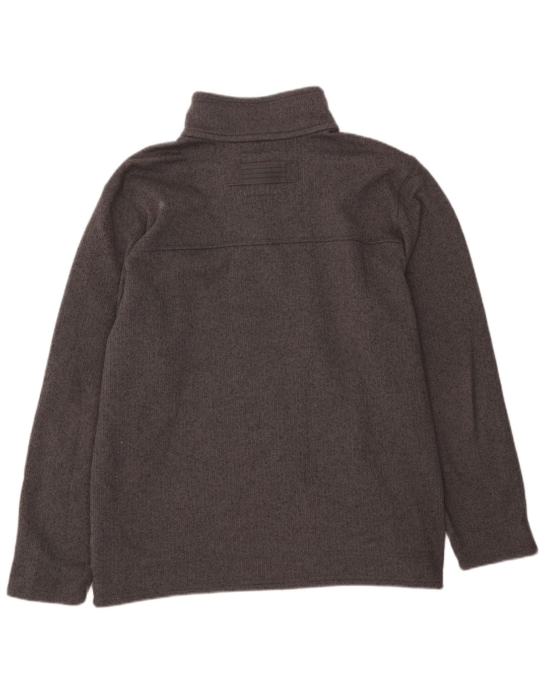 Marks & Spencer Sweat-shirt à col boutonné pour homme 2XL Gris Polyester