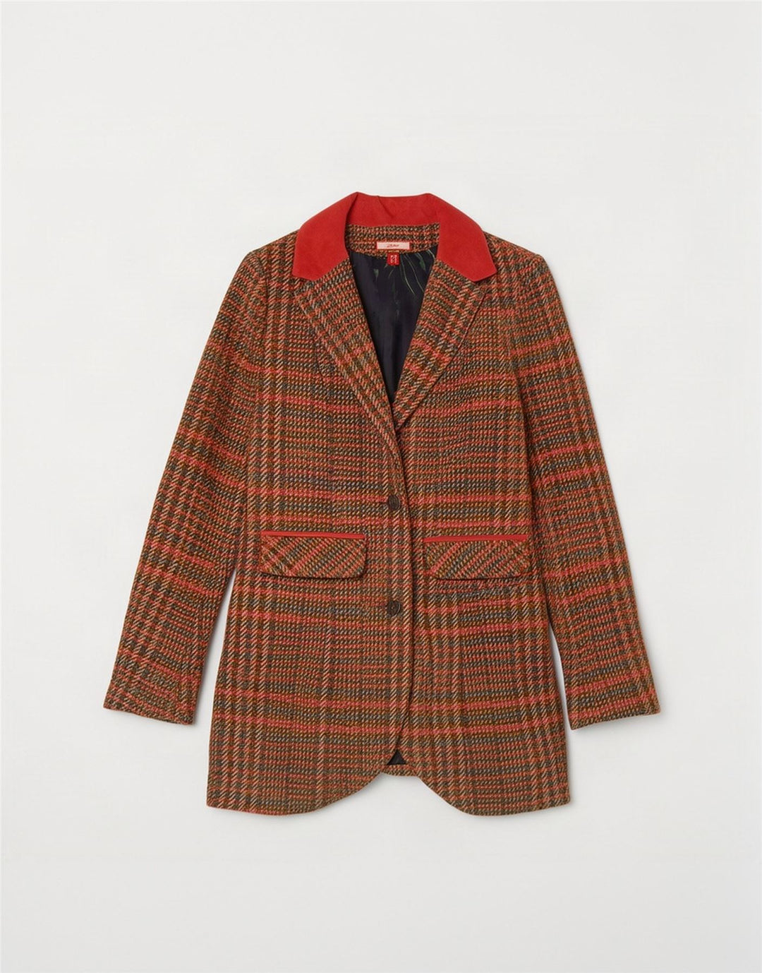 Joe Browns Manteau Femme UK 10 Petit Marron Plaid Polyester