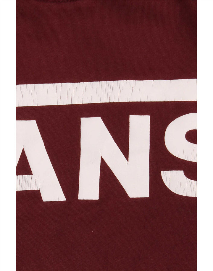 Vans Sweat-shirt graphique pour homme Bordeaux moyen