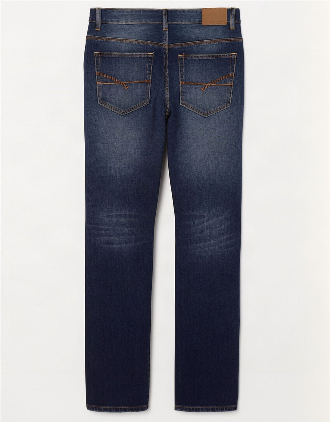 French Connection Jean Droit Coupe Regular Homme W34 L32 Bleu Marine Coton