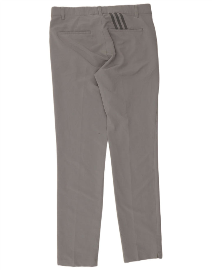 Adidas Pantalon Chino Slim Femme W32 L34 Gris Polyester