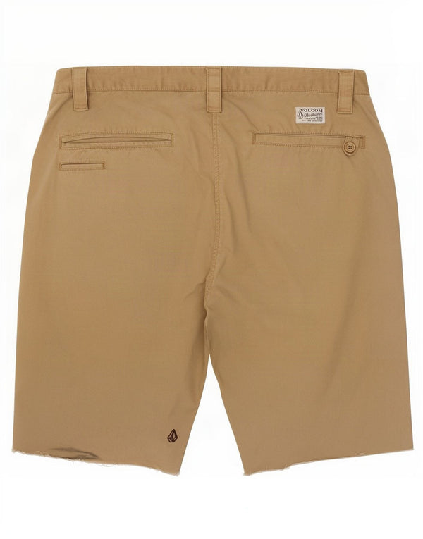 Volcom Short Chino Workwear Homme W34 Large Marron Coton