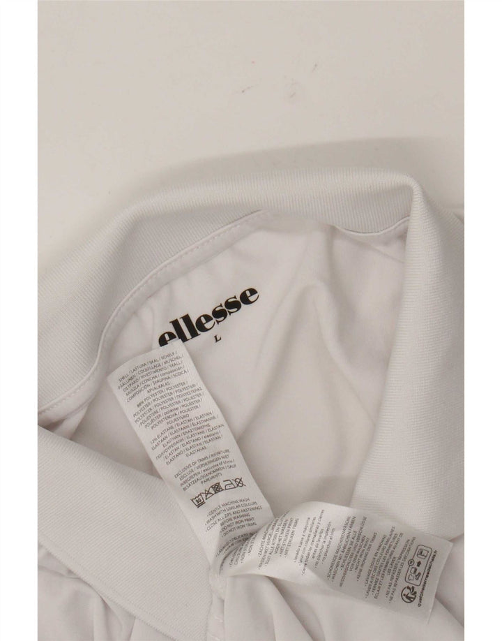 Ellesse Polo Homme Grand Blanc Polyester