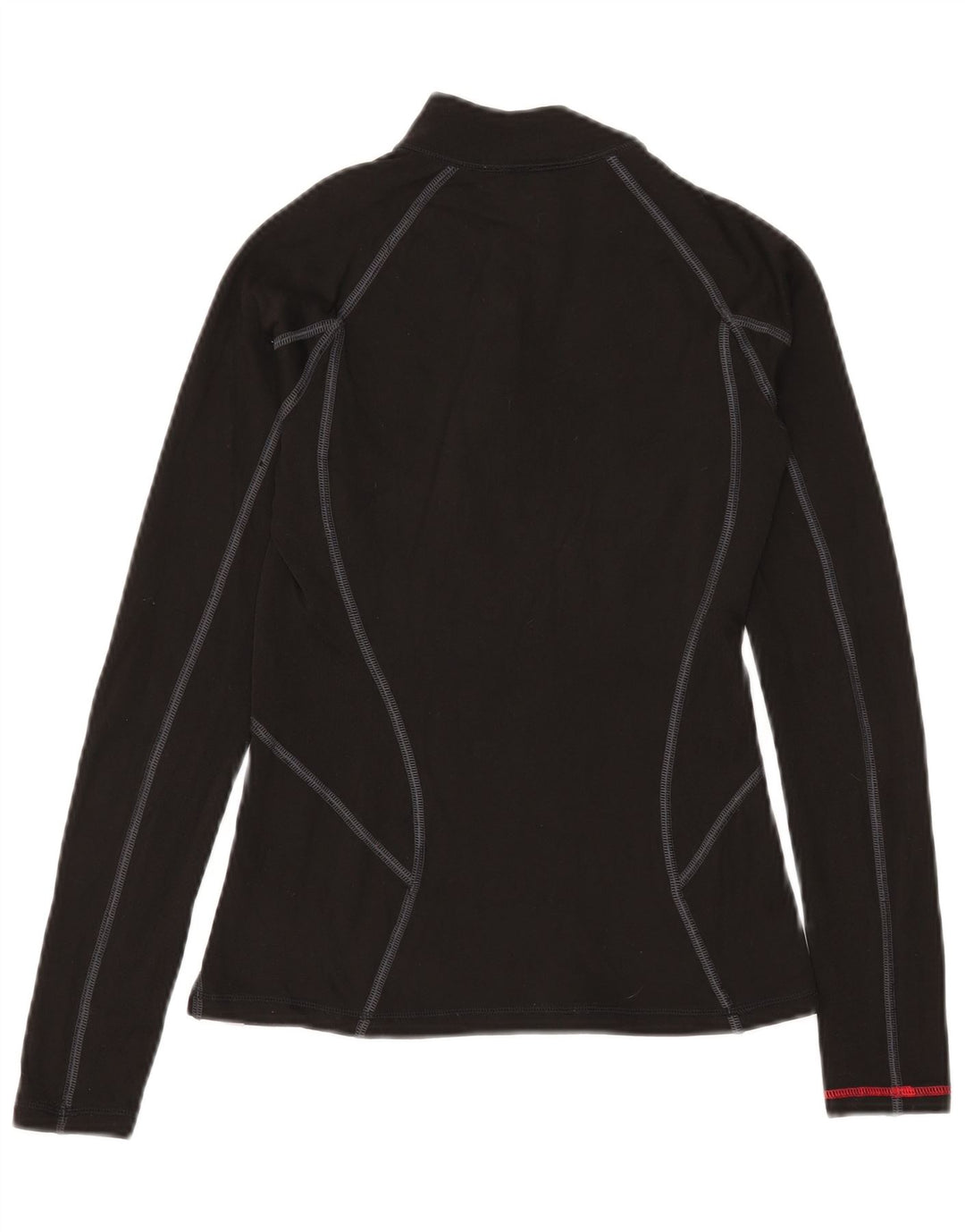 The North Face Haut de survêtement à col zippé pour femme UK 8 Small Noir