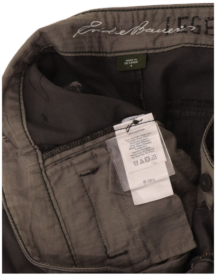 Eddie Bauer Short Chino Femme US 8 Medium W30 Coton Gris