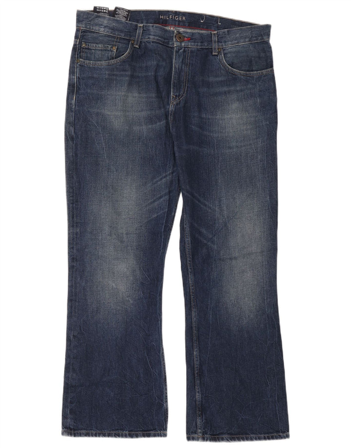 Tommy Hilfiger Jean Bootcut Homme W36 L30 Bleu Coton