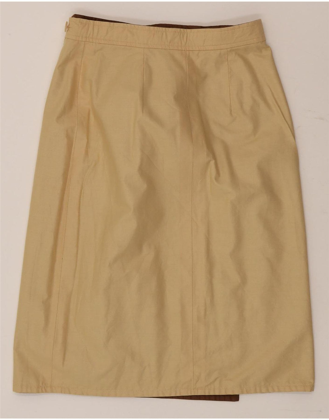 vintage Femme Réversible Wrap Jupe W30 Brun Moyen