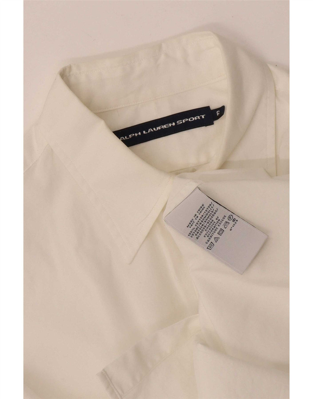 Ralph Lauren Chemise Femme US 6 Coton Blanc Moyen
