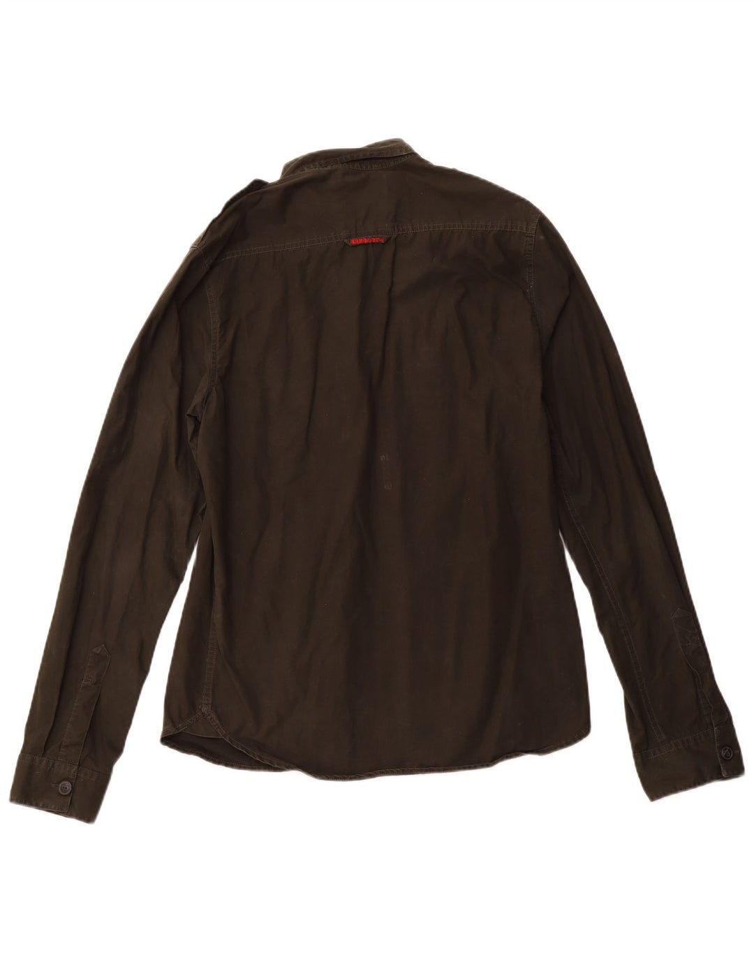 SUPERDRY Chemise Militaire Homme Large Kaki Coton