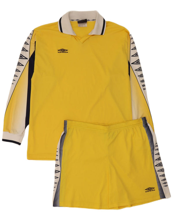 Umbro Ensemble 2 Pièces Graphique Homme XL Jaune Colorblock Polyester