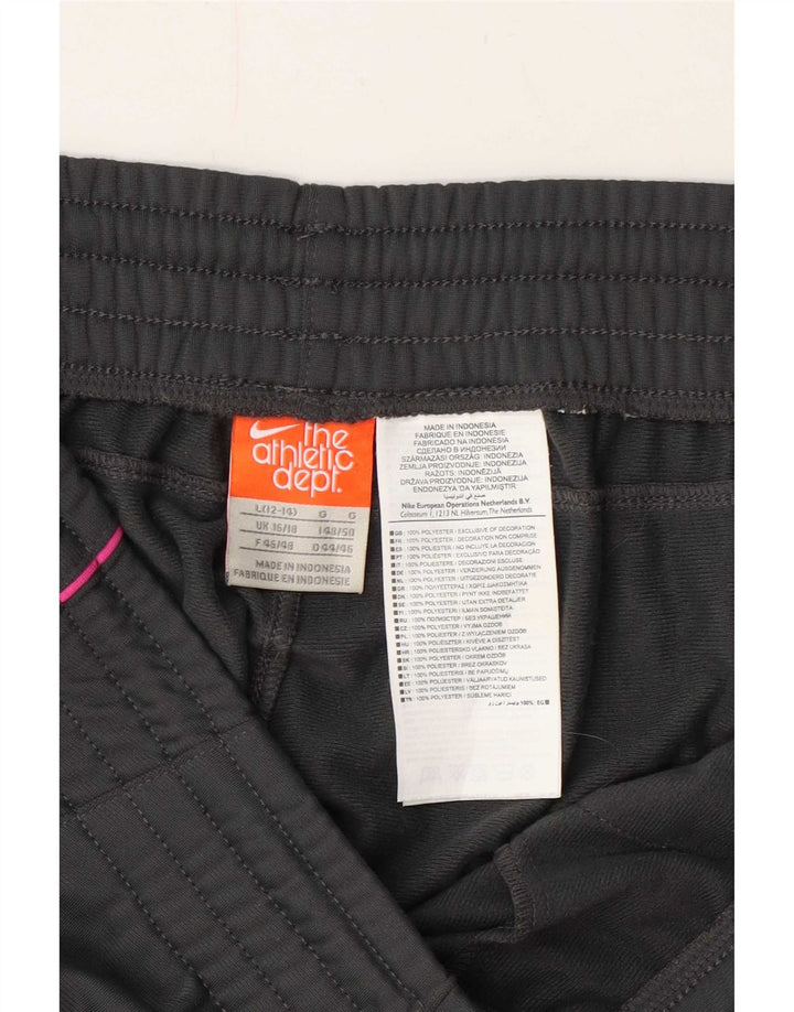 Pantalon de survêtement Nike Femme UK 16/18 Large Gris Polyester