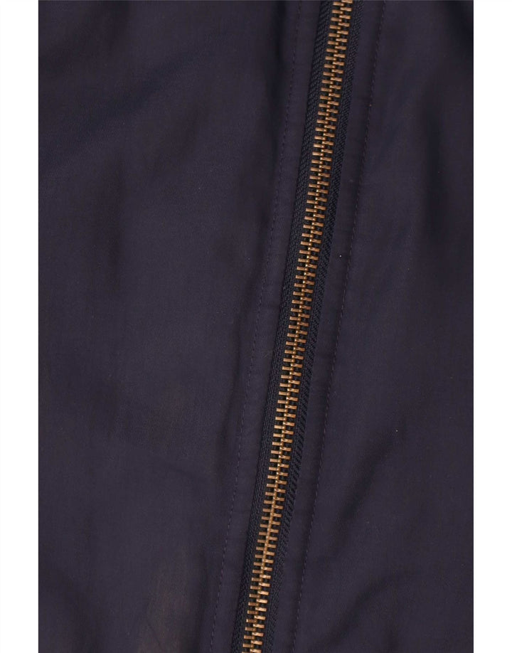 Jack Wills Veste Bomber Homme UK 38 Medium Bleu Marine Nylon