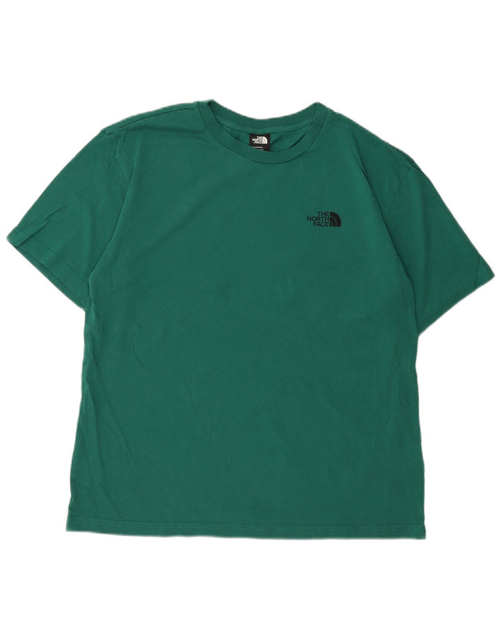 The North Face T-Shirt Graphique Homme Vert Moyen Coton