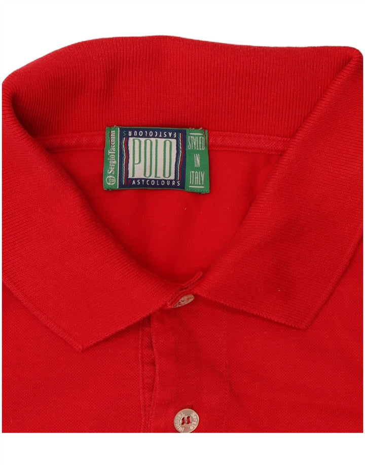 Sergio Tacchini Polo Homme Grand Rouge Coton