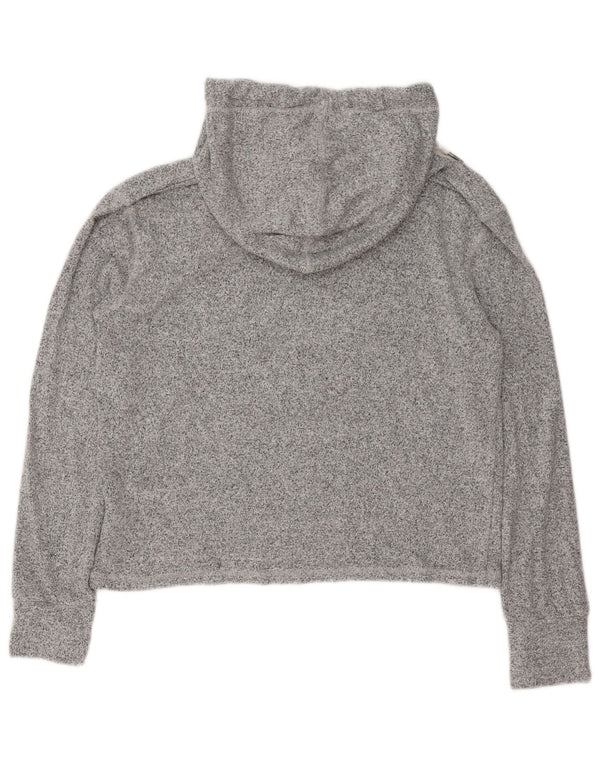 Superdry Pull à capuche surdimensionné graphique pour femme UK 10 petit gris moucheté