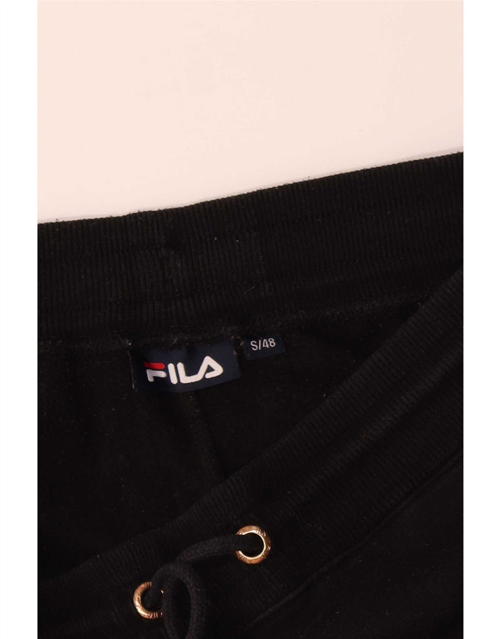 Fila Pantalon de survêtement pour homme, jogging, petit, noir, polyester