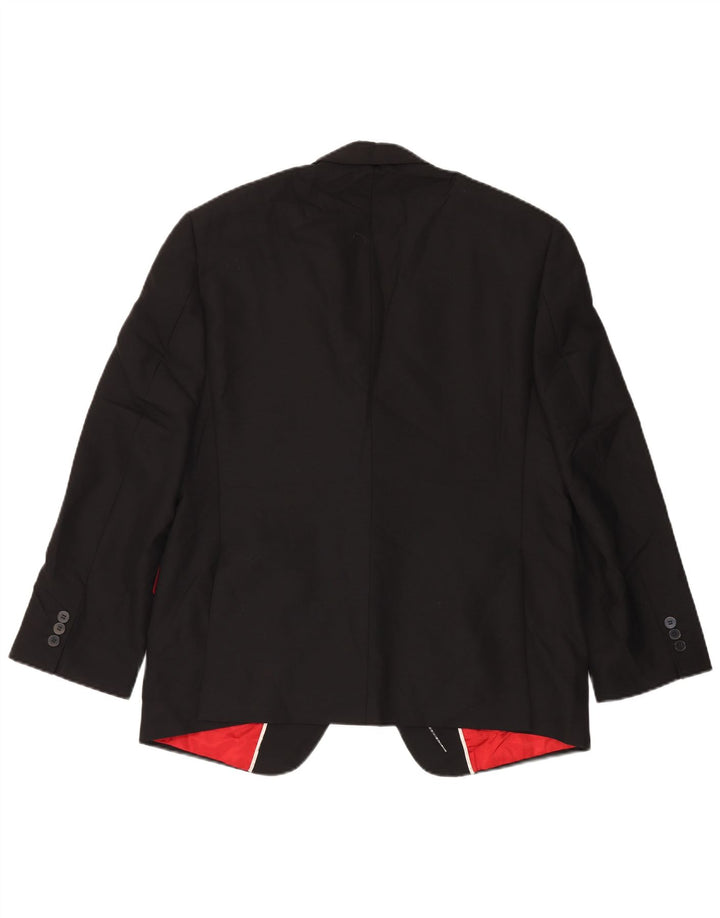 Marks & Spencer Veste blazer à 1 bouton pour homme UK 42 XL Laine noire