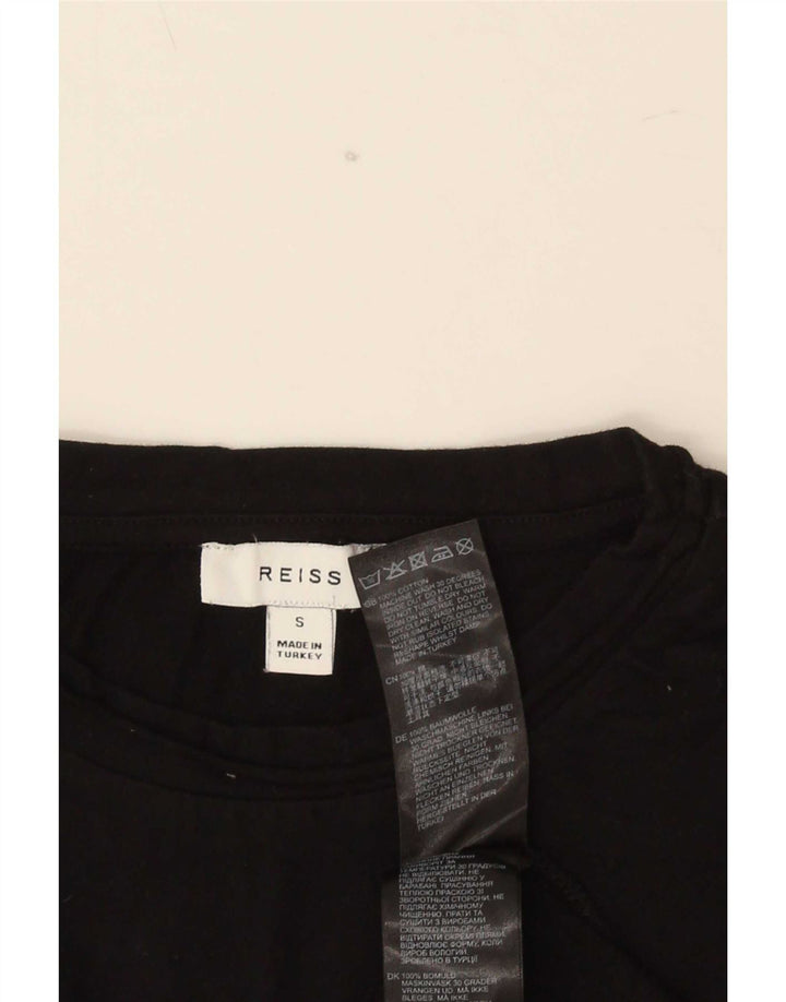 Reiss T-Shirt Homme Haut Petit Noir Coton