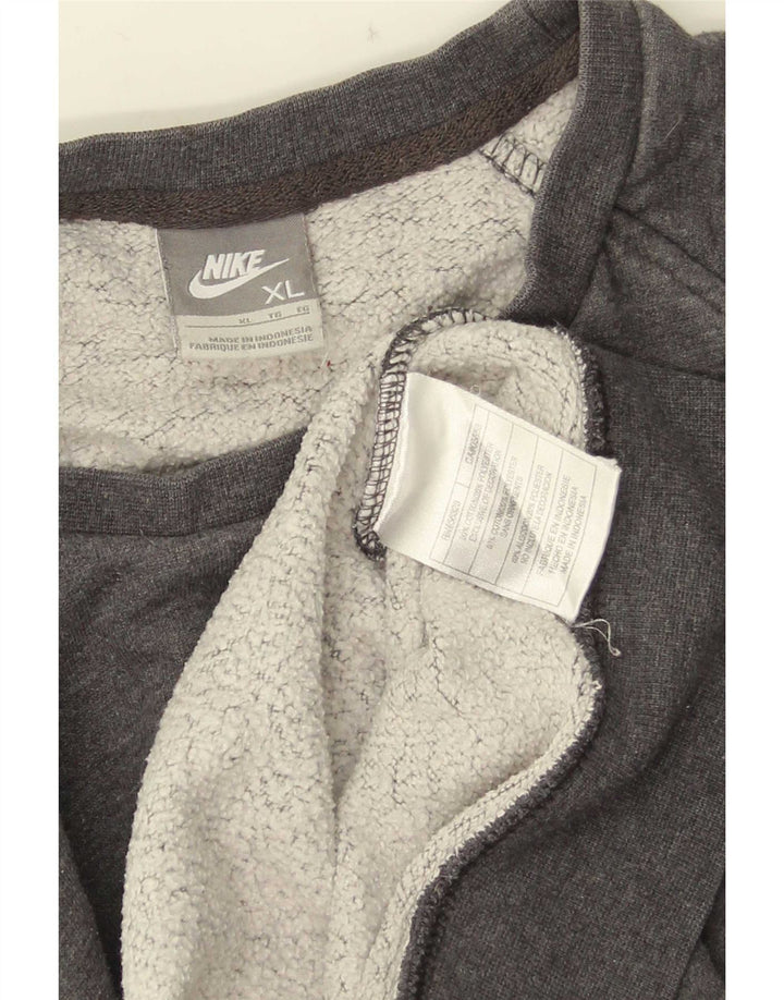 Nike Homme Sweatshirt Jumper XL Gris Coton