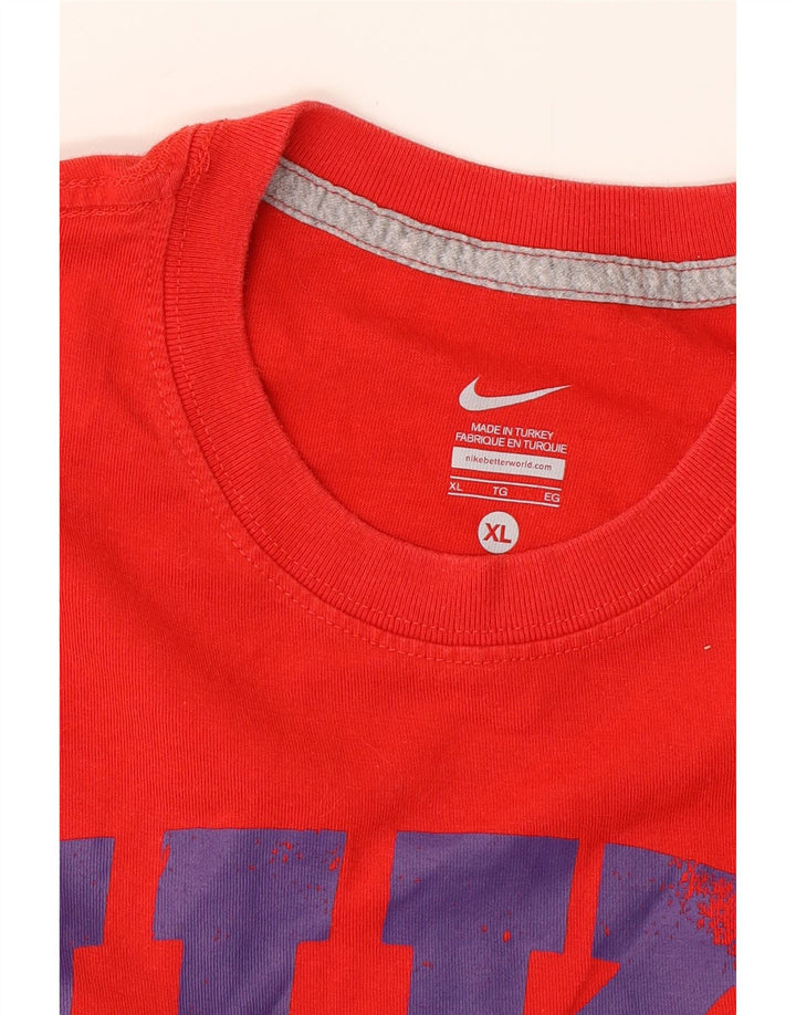 NIKE T-shirt graphique pour hommes XL Rouge