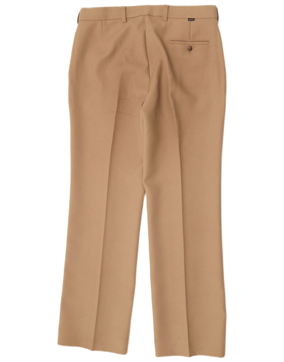 Levi's Pantalon de Costume Droit Homme W36 L32 Beige Polyester