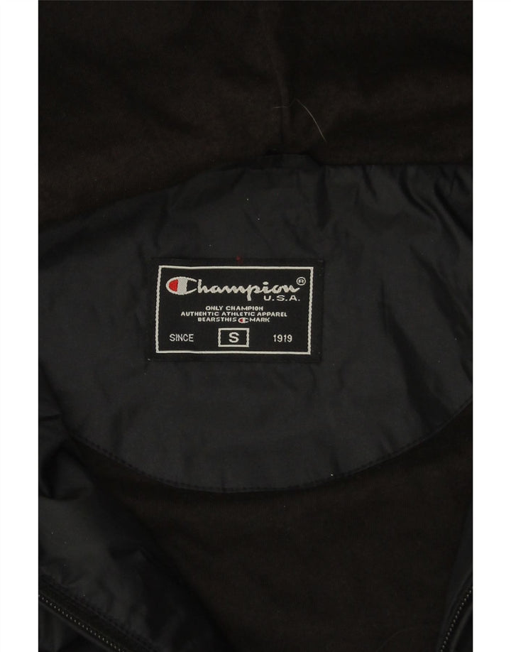 Champion Veste de pluie à capuche pour homme UK 36 Small Noir Polyamide