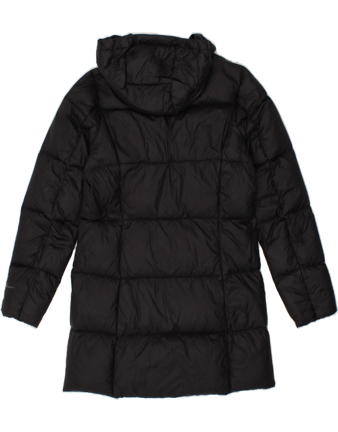 EDDIE BAUER Womens Hooded Padded Coat UK 10 Small Black Nylon Vintage Eddie Bauer and Second-Hand Eddie Bauer from Messina Hembry 