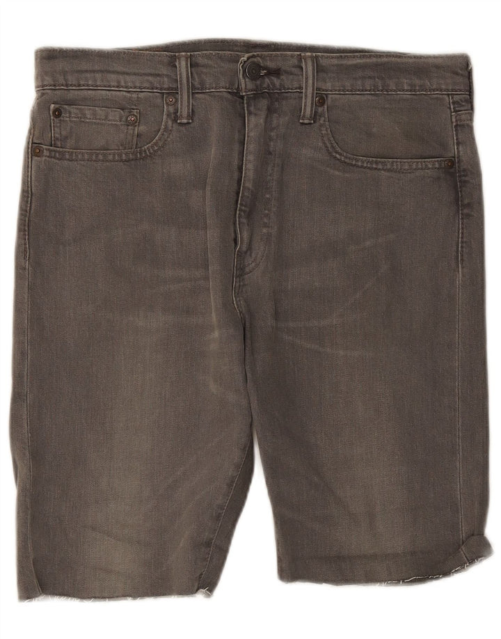 Levi's Short en Jean 522 W32 Homme Gris Moyen Coton