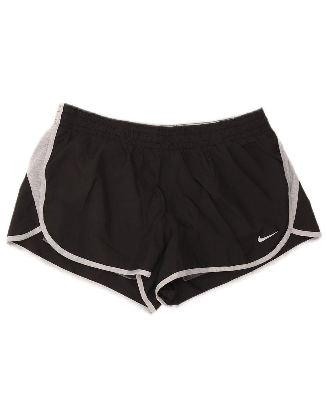 NIKE Short de sport pour femme UK 14 Large Noir Colourblock