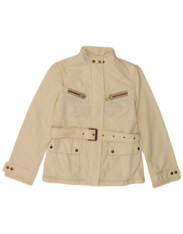 Fay Veste utilitaire pour femme UK 10 Small Off White Polyester