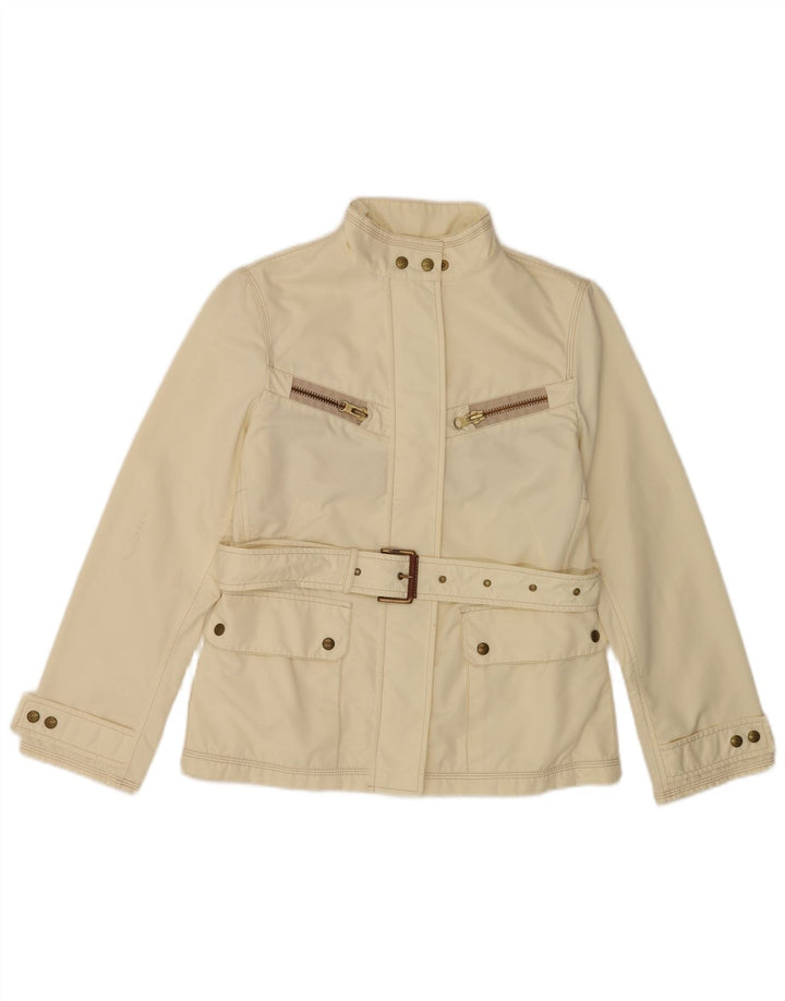 Fay Veste utilitaire pour femme UK 10 Small Off White Polyester