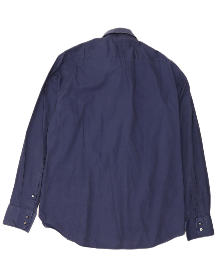 Hugo Boss Chemise Regular Fit Homme Taille 41 Grand Coton Bleu Marine