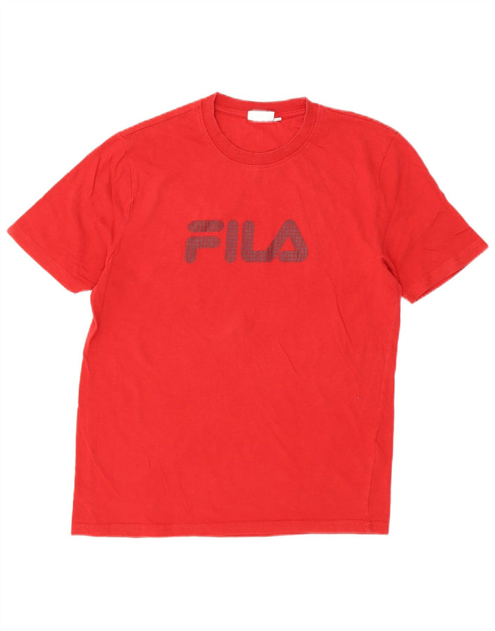 Fila T-Shirt Graphique Homme Petit Rouge Coton