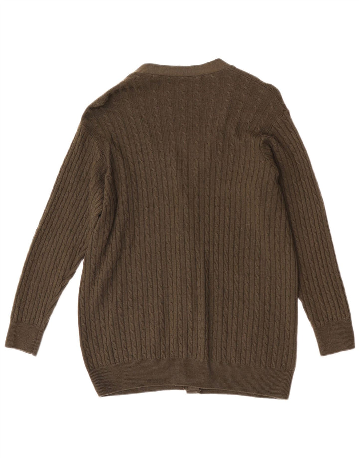 Marks & Spencer Pull cardigan St. Michael pour femme UK 14 Large Kaki