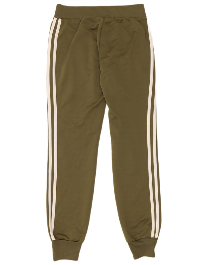 ADIDAS Pantalon de survêtement pour femme Joggers UK 10 Small Kaki Polyester