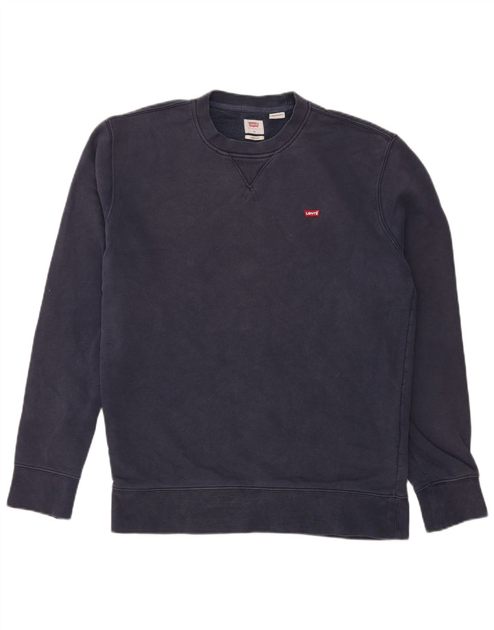 Levi's Sweat-Shirt Coupe Standard Homme Bleu Marine Moyen Coton