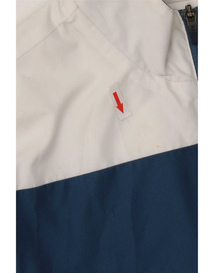 Lacoste Veste de survêtement graphique pour homme Taille 3 Petit Bleu Colorblock