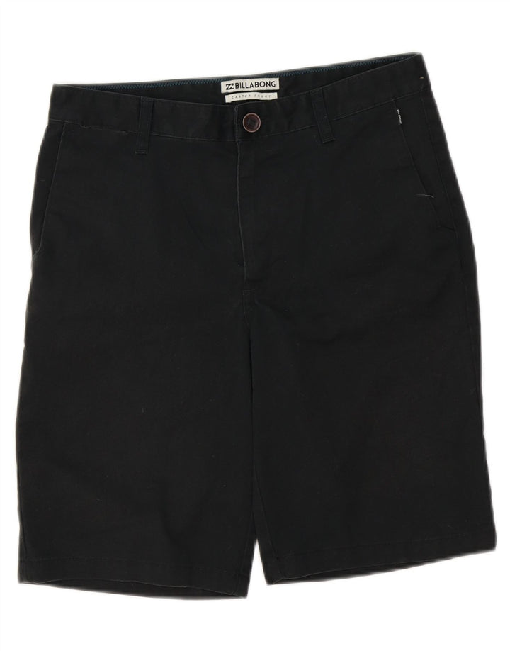 BILLABONG Mens Cargo Shorts W29 Small  Black Polyester Vintage Billabong and Second-Hand Billabong from Messina Hembry 
