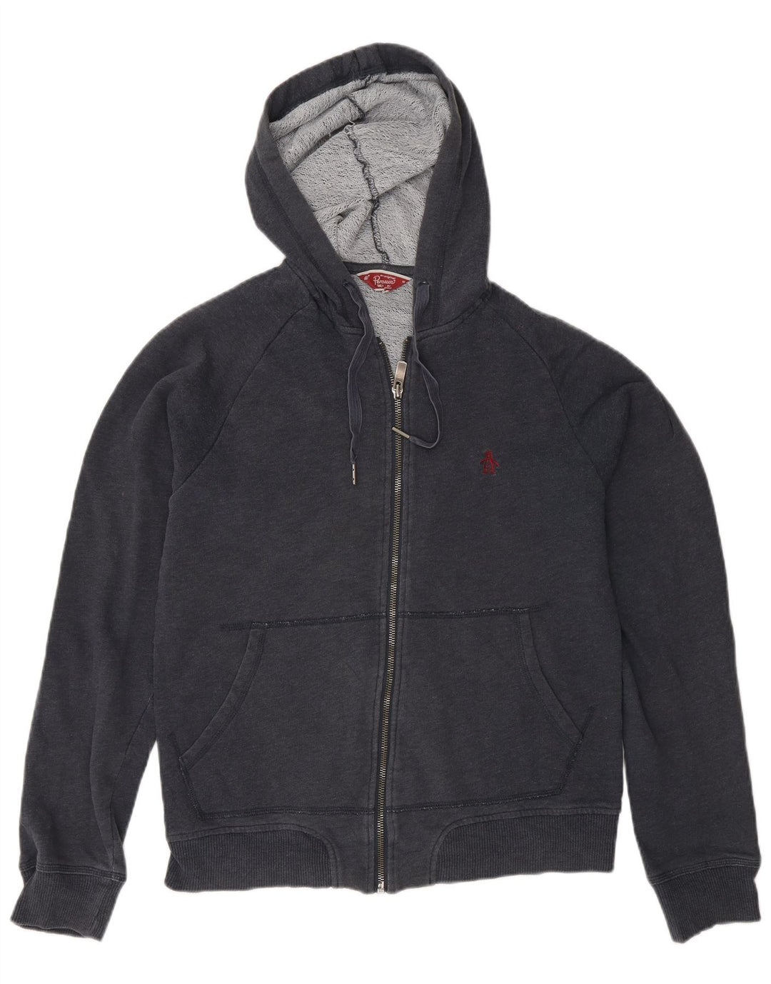 Penguin Sweat à Capuche Zippé Homme Bleu Marine Moyen