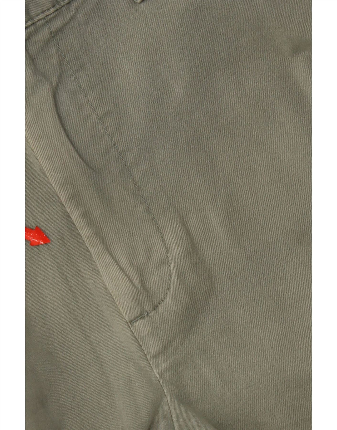 Marks & Spencer Pantalon Chino Regular Femme W34 L33 Coton Vert