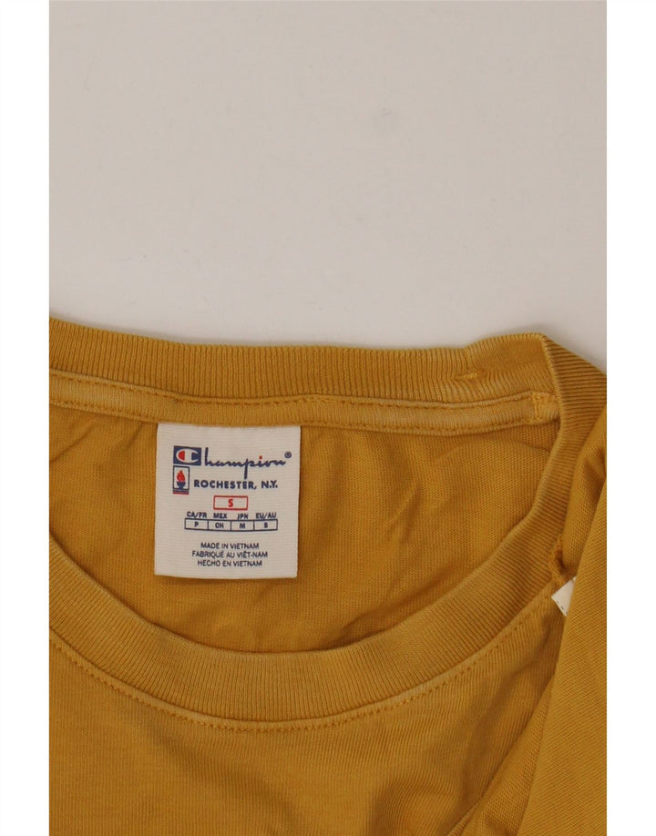 Champion T-Shirt Homme Petit Jaune