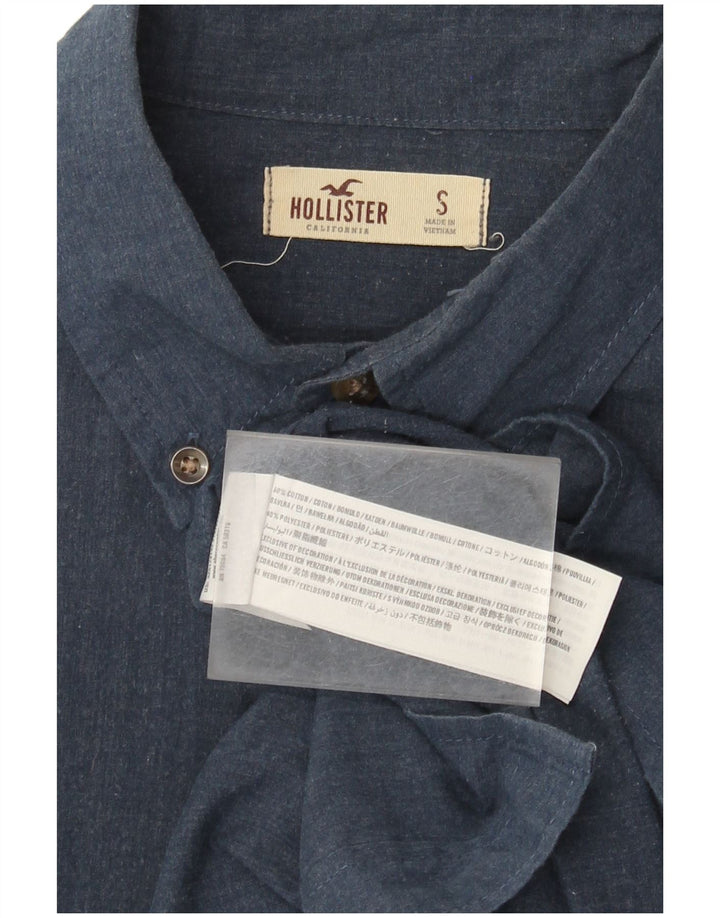 HOLLISTER Chemise Homme Small Bleu Marine Coton