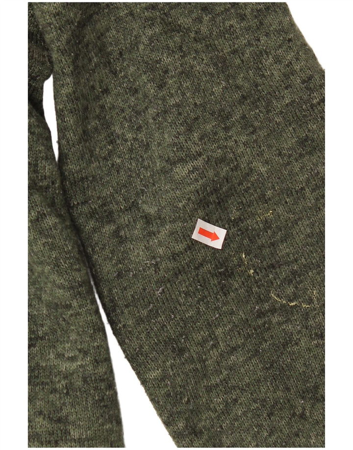 Mountain Warehouse Veste de survêtement pour homme en polyester moucheté Kaki Taille L