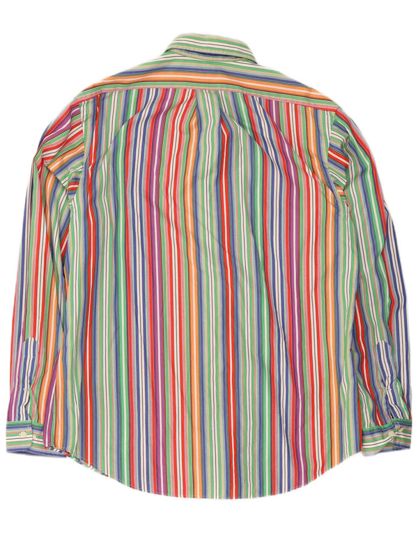 Polo Ralph Lauren Chemise coupe personnalisée pour homme Taille 17 43 XL Rayé multicolore