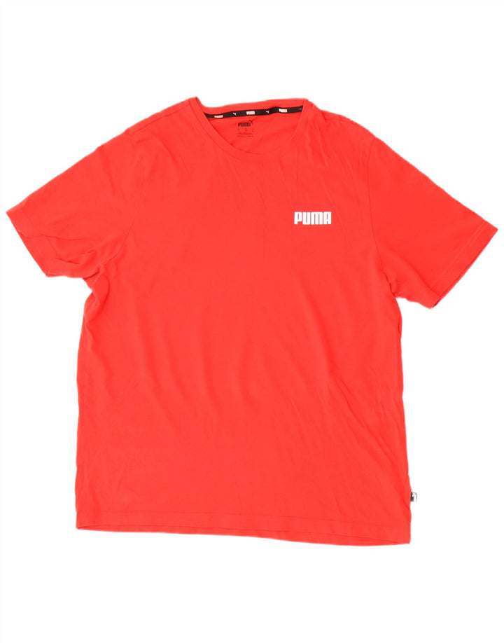 Puma T-Shirt Homme Top XL Rouge Coton